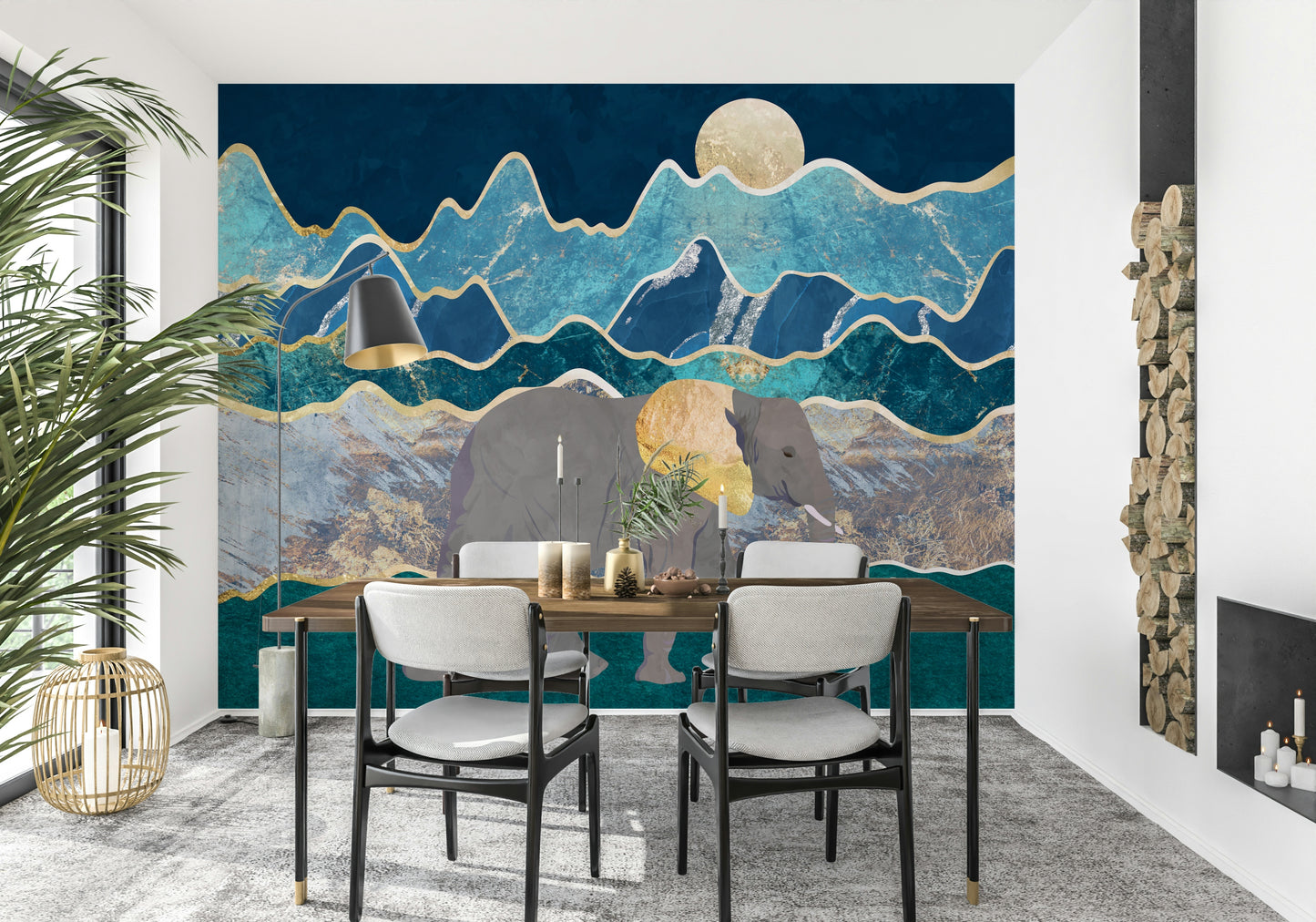Elephant Vista Wall Mural -2465921
