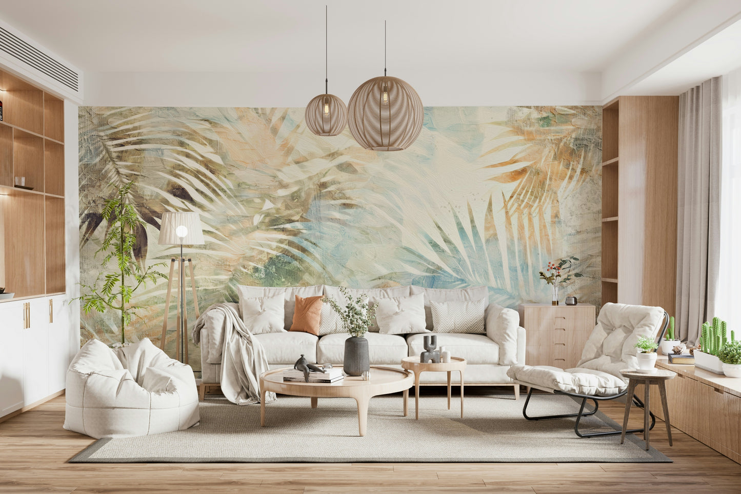 Glimmering Palms Wall Mural -2530875