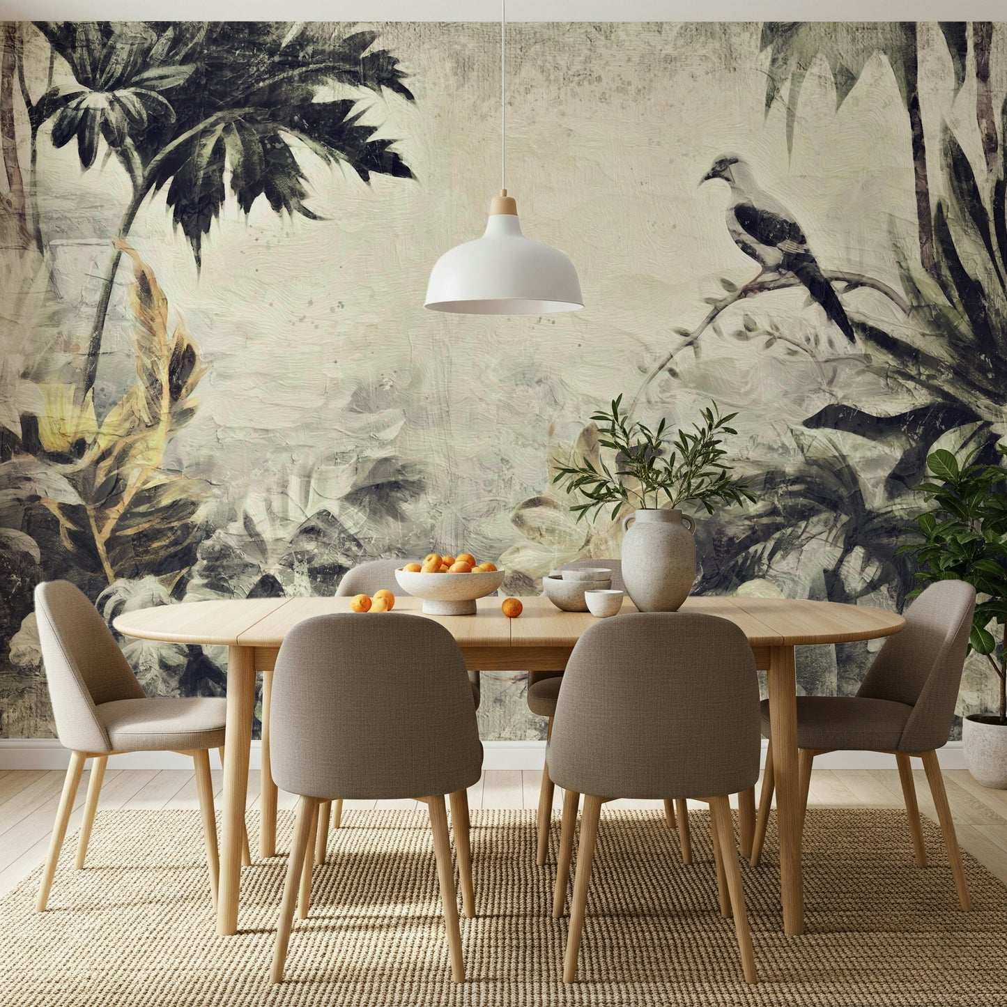 Painted Dove Haven Wall Mural