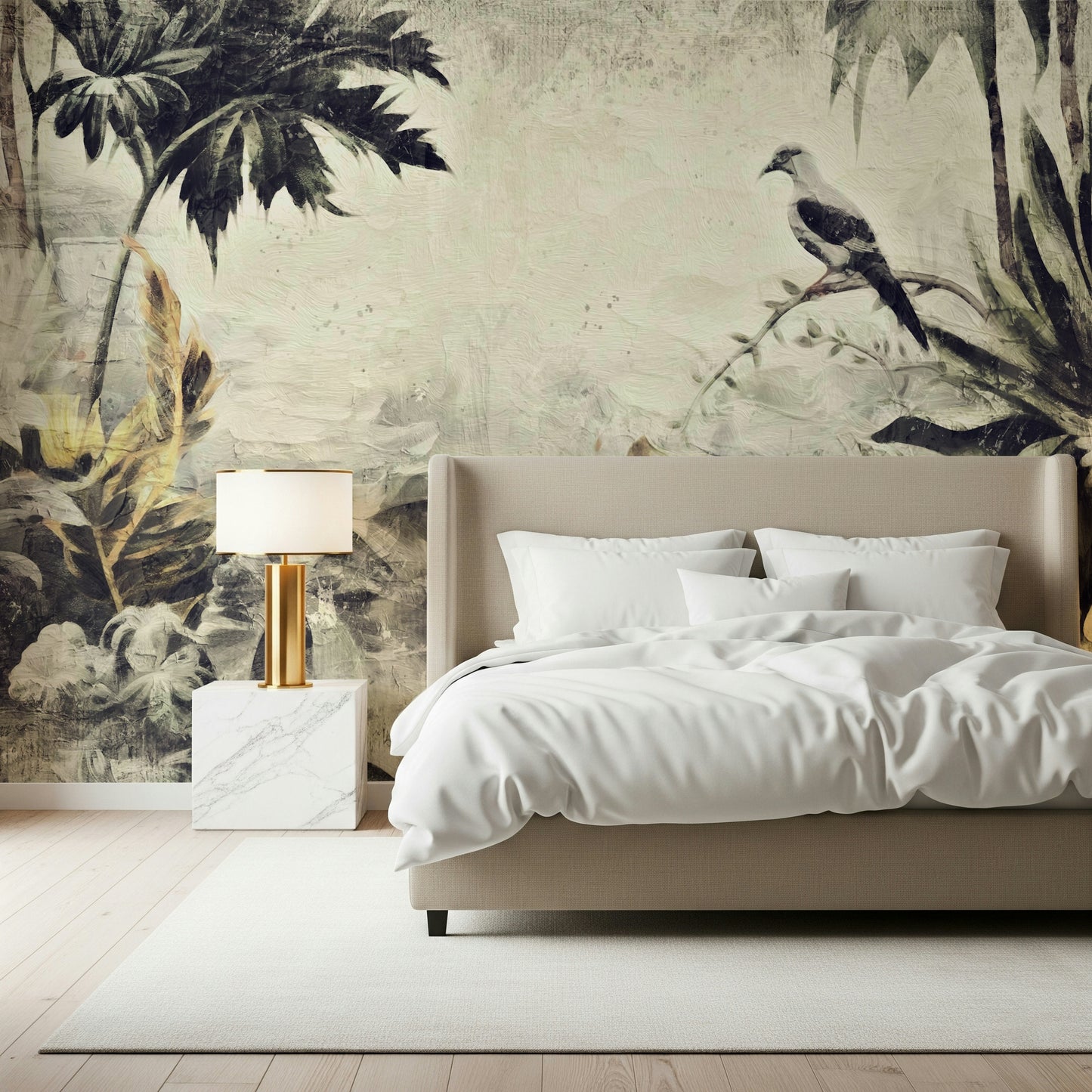Painted Dove Haven Wall Mural