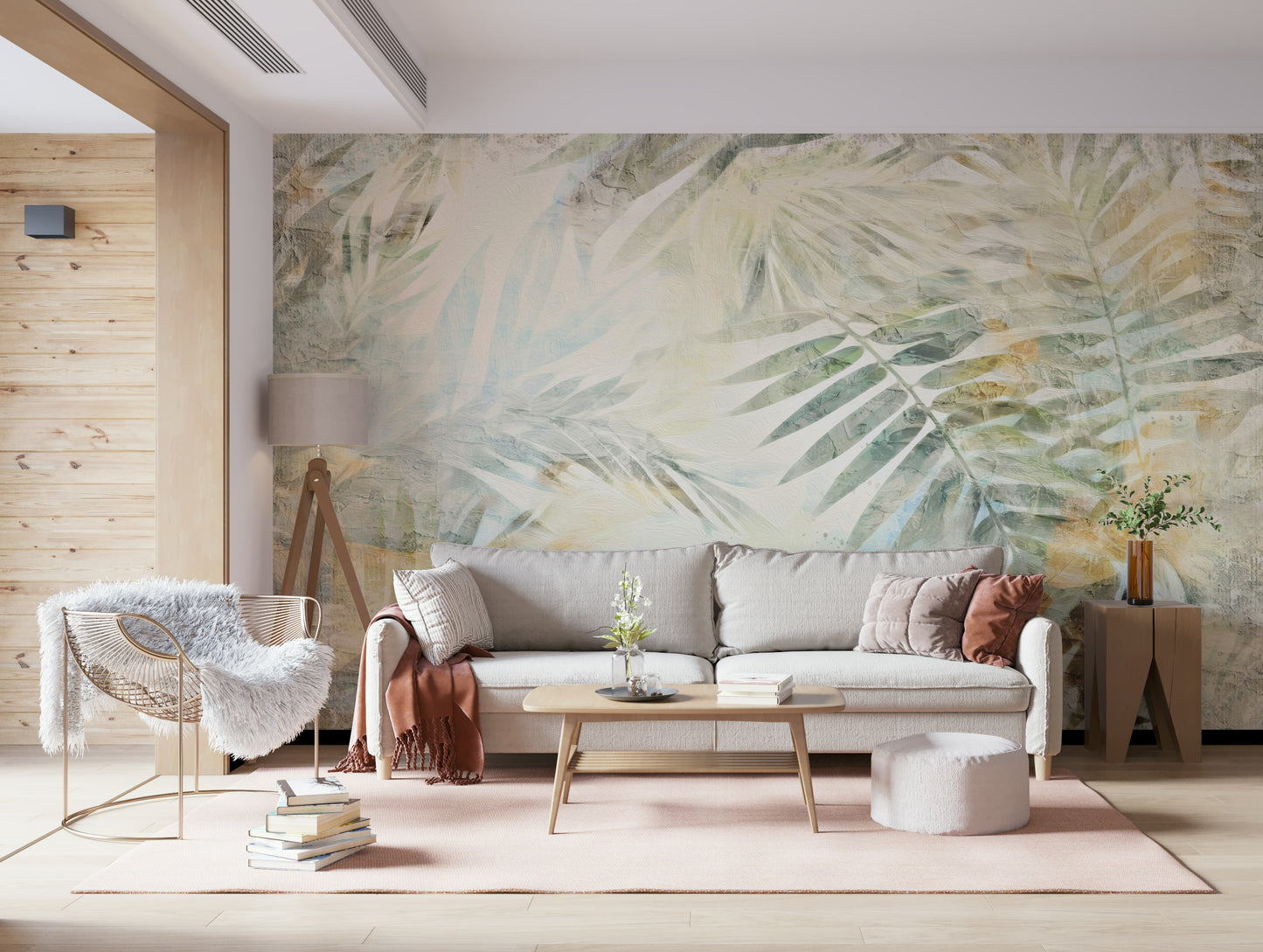 Gilded Fronds Wall Mural -2530874