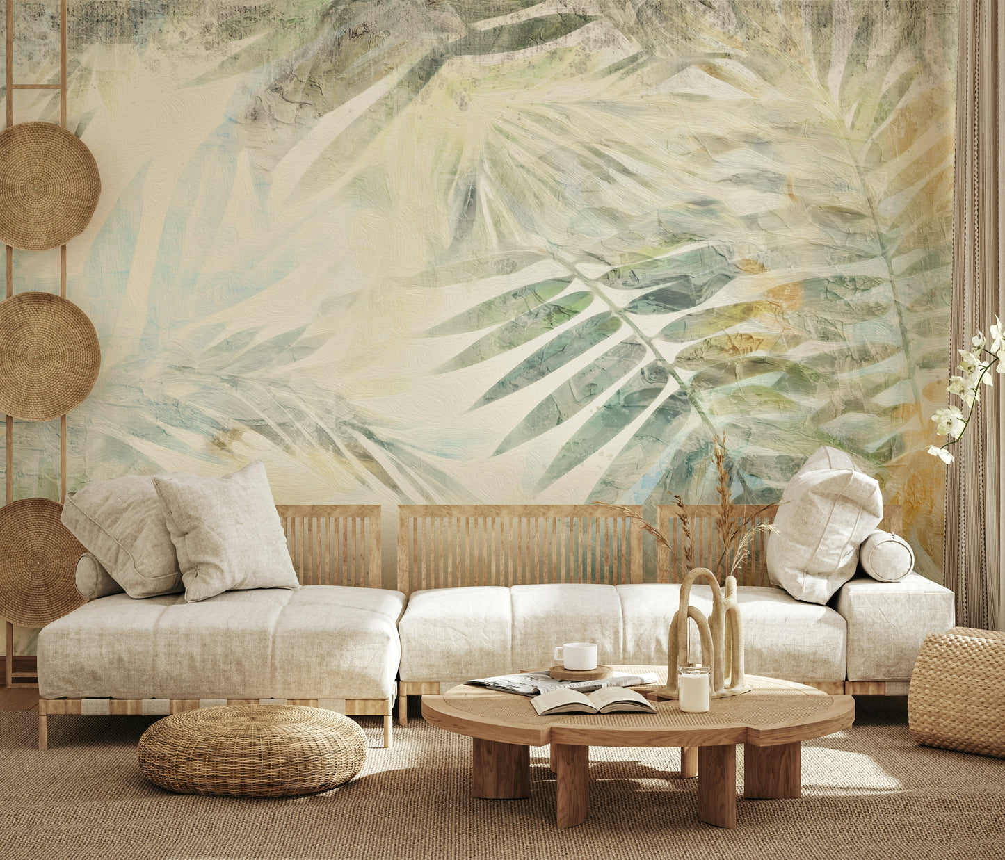 Gilded Fronds Wall Mural -2530874
