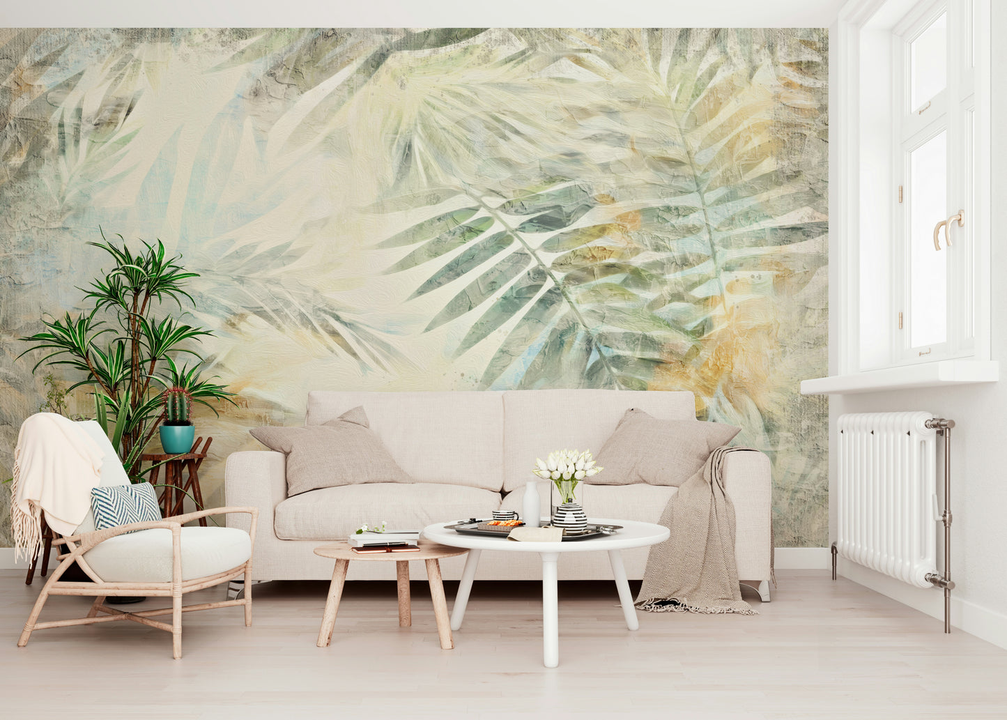 Gilded Fronds Wall Mural -2530874