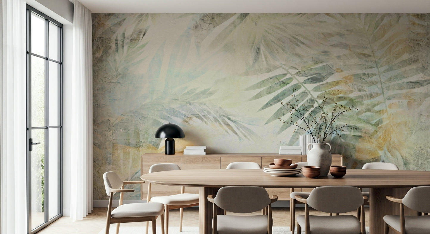 Gilded Fronds Wall Mural -2530874