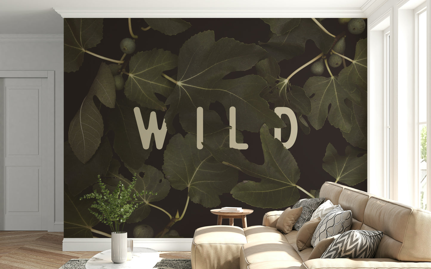 Fig Leaves: Stay Wild Wall Mural -2489734