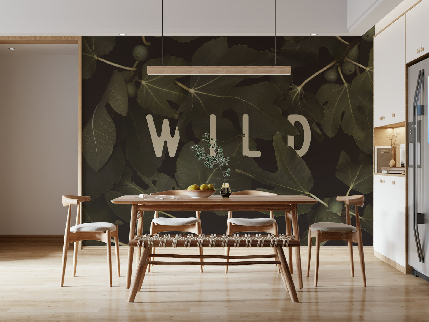 Fig Leaves: Stay Wild Wall Mural -2489734