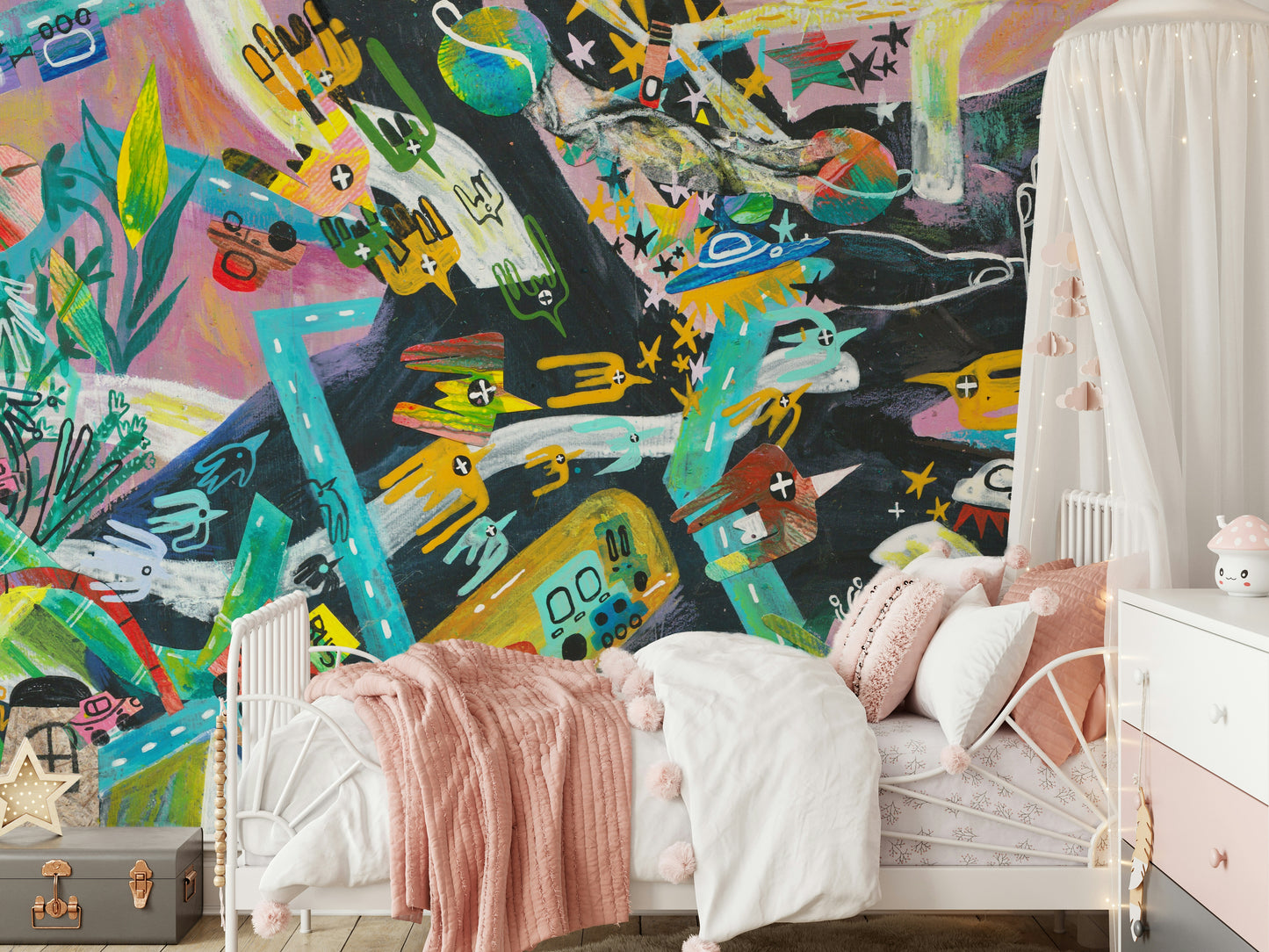 Urban Sprawl Symphony Wall Mural -2574515