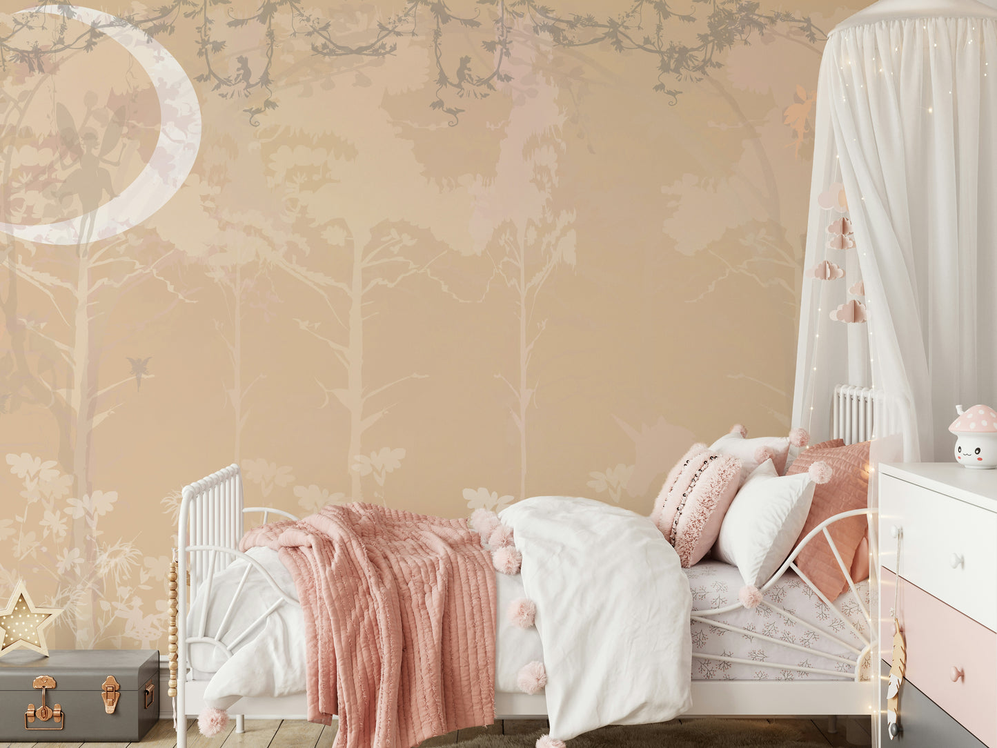 Moonlit Unicorn Grove Wall Mural -2721563