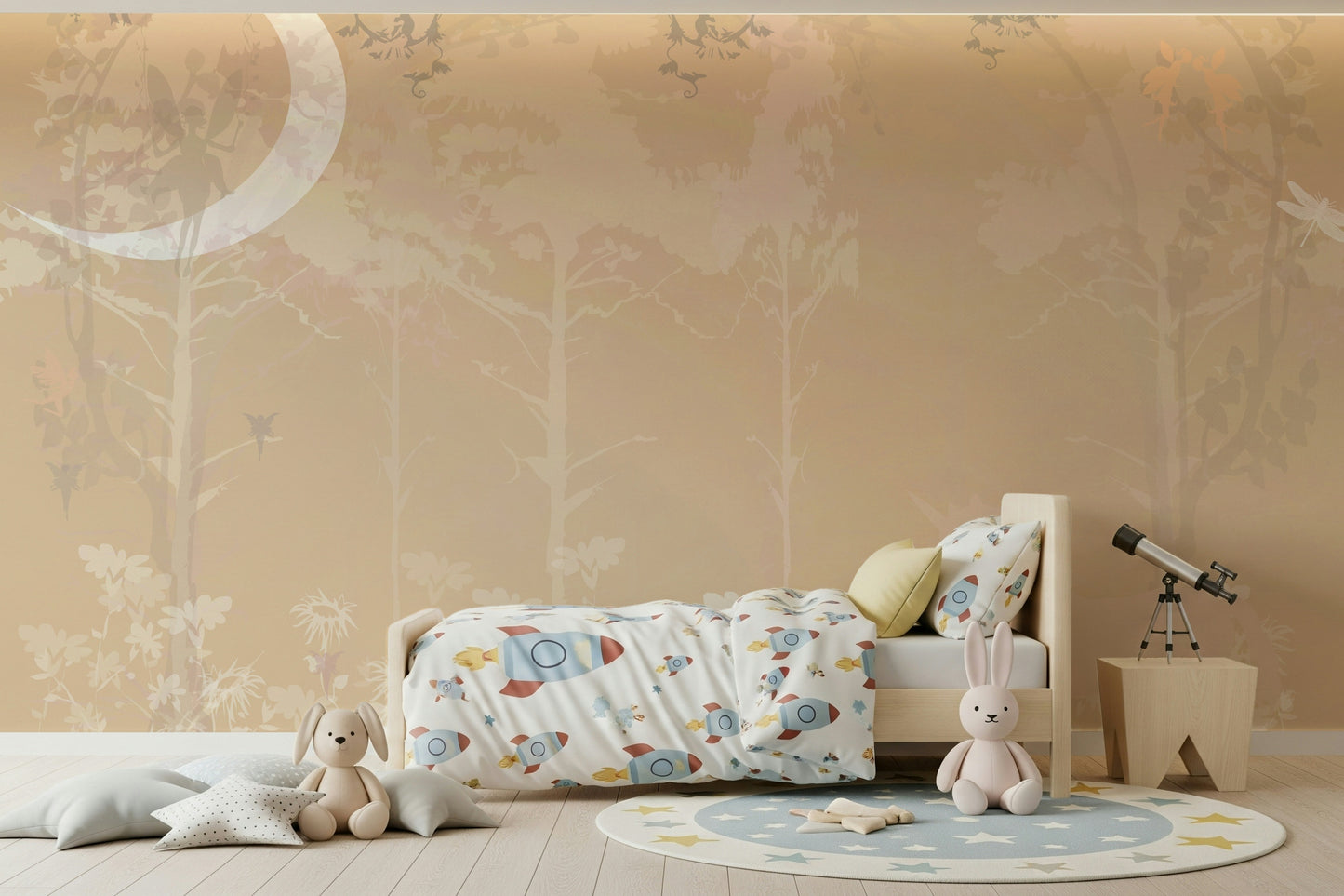 Moonlit Unicorn Grove Wall Mural -2721563