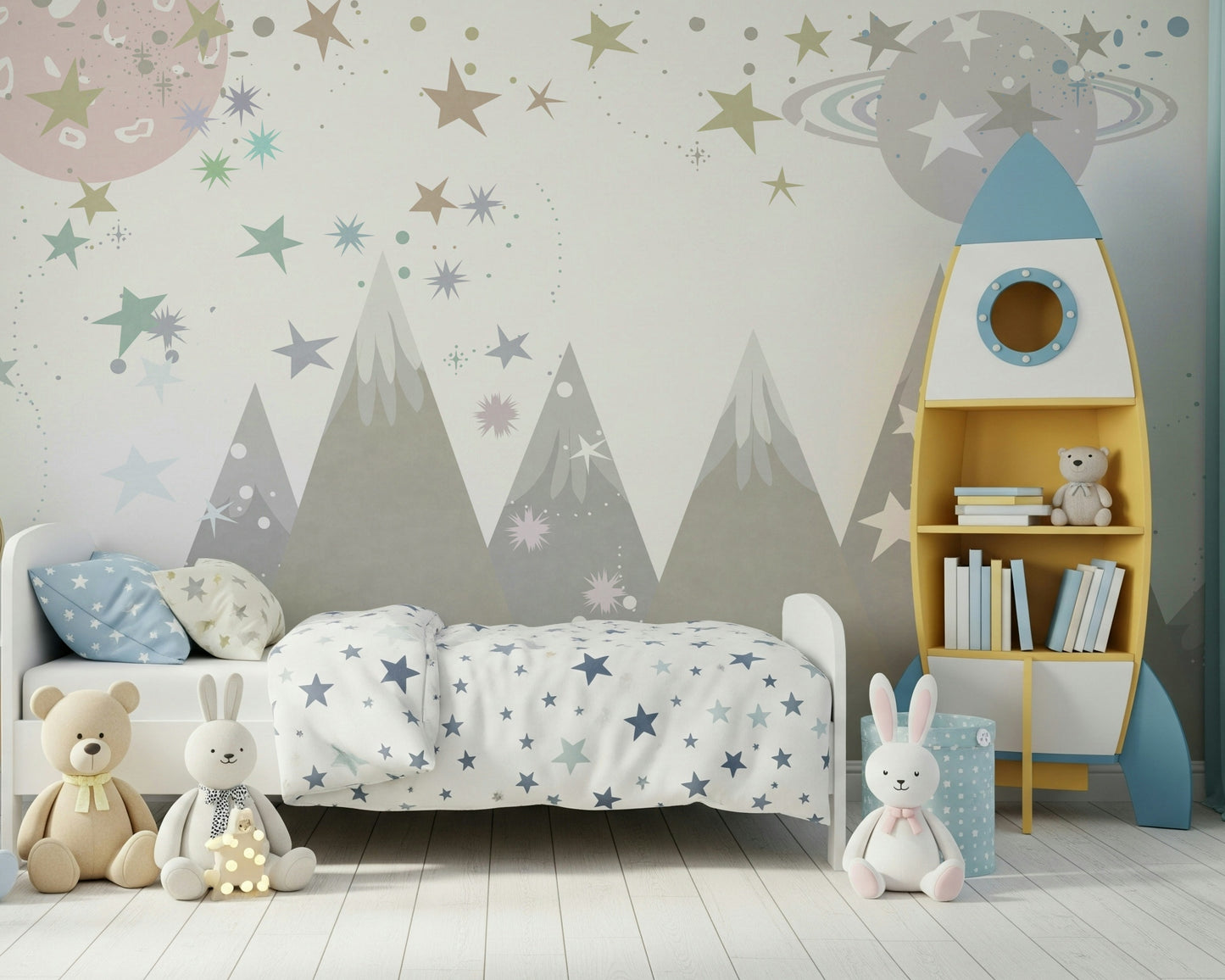 Cosmic Peaks Wall Mural -2719922