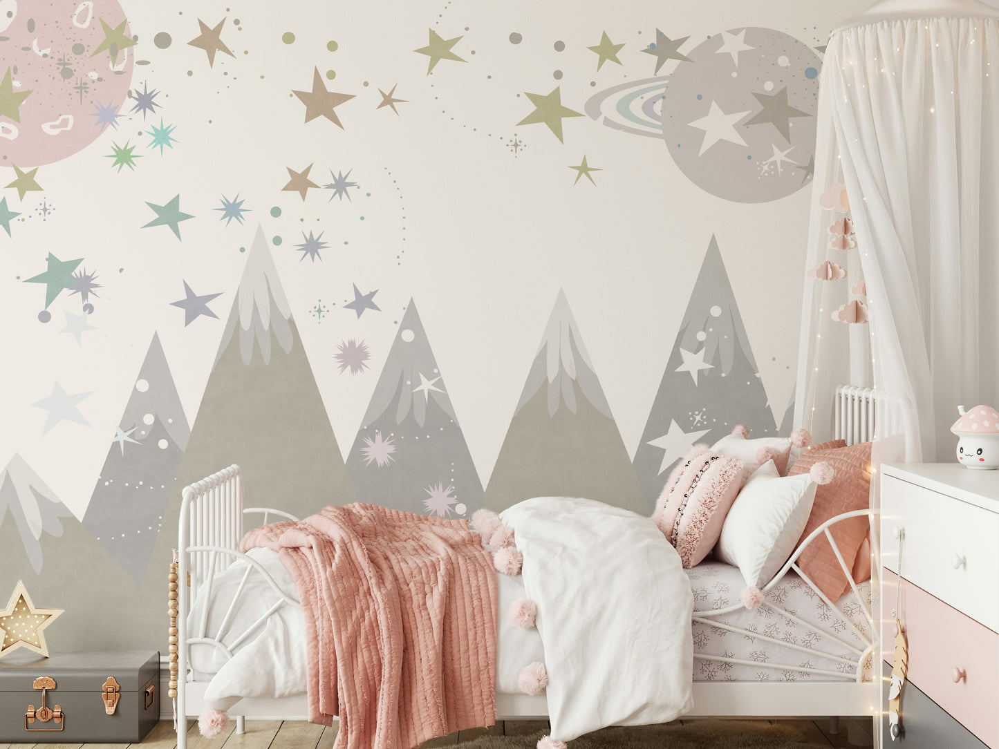 Cosmic Peaks Wall Mural -2719922