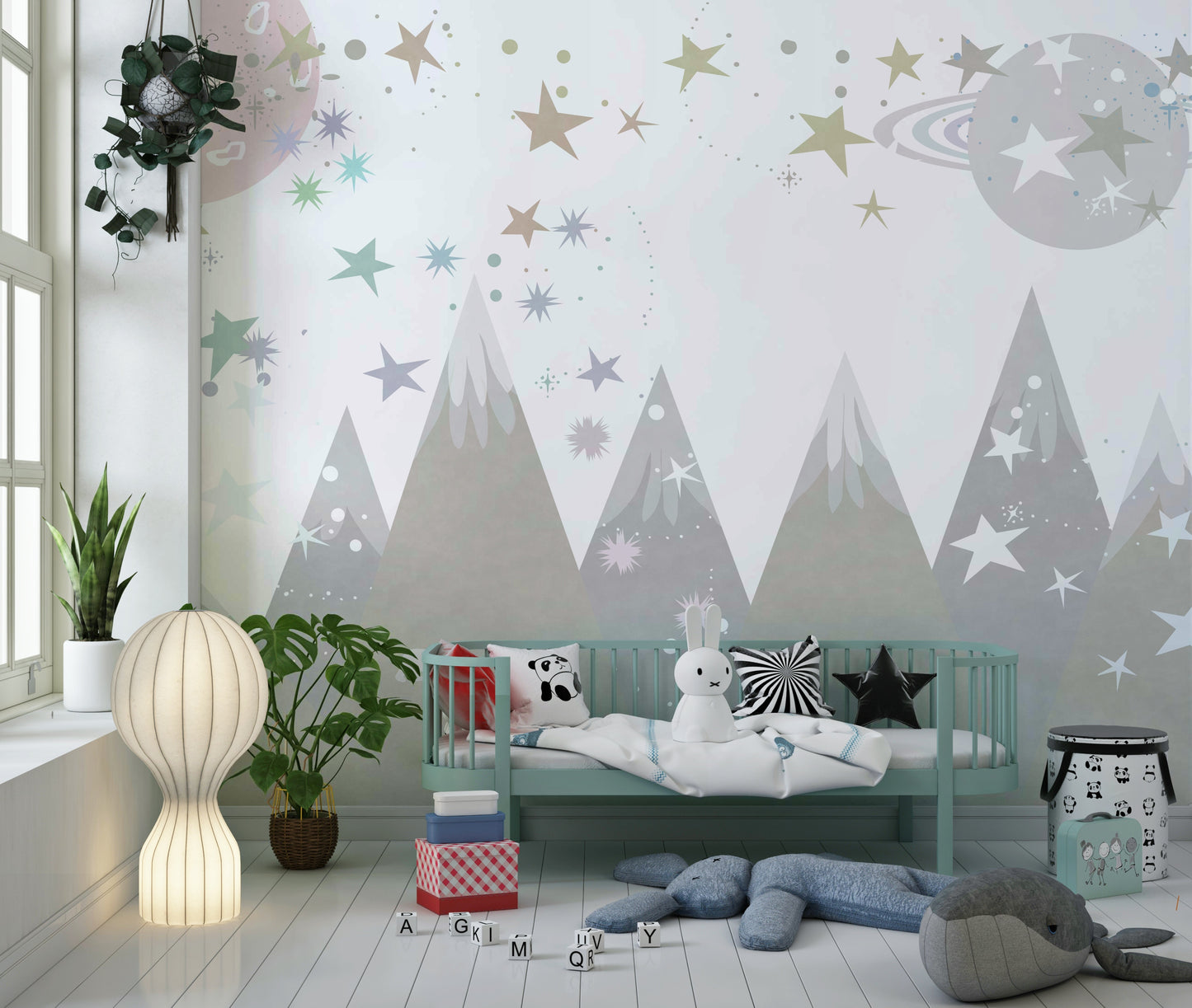 Cosmic Peaks Wall Mural -2719922