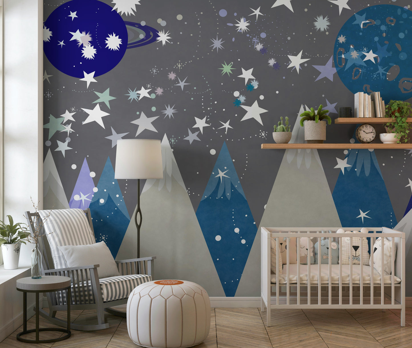Starry Mountain Dreams Wall Mural -2719923
