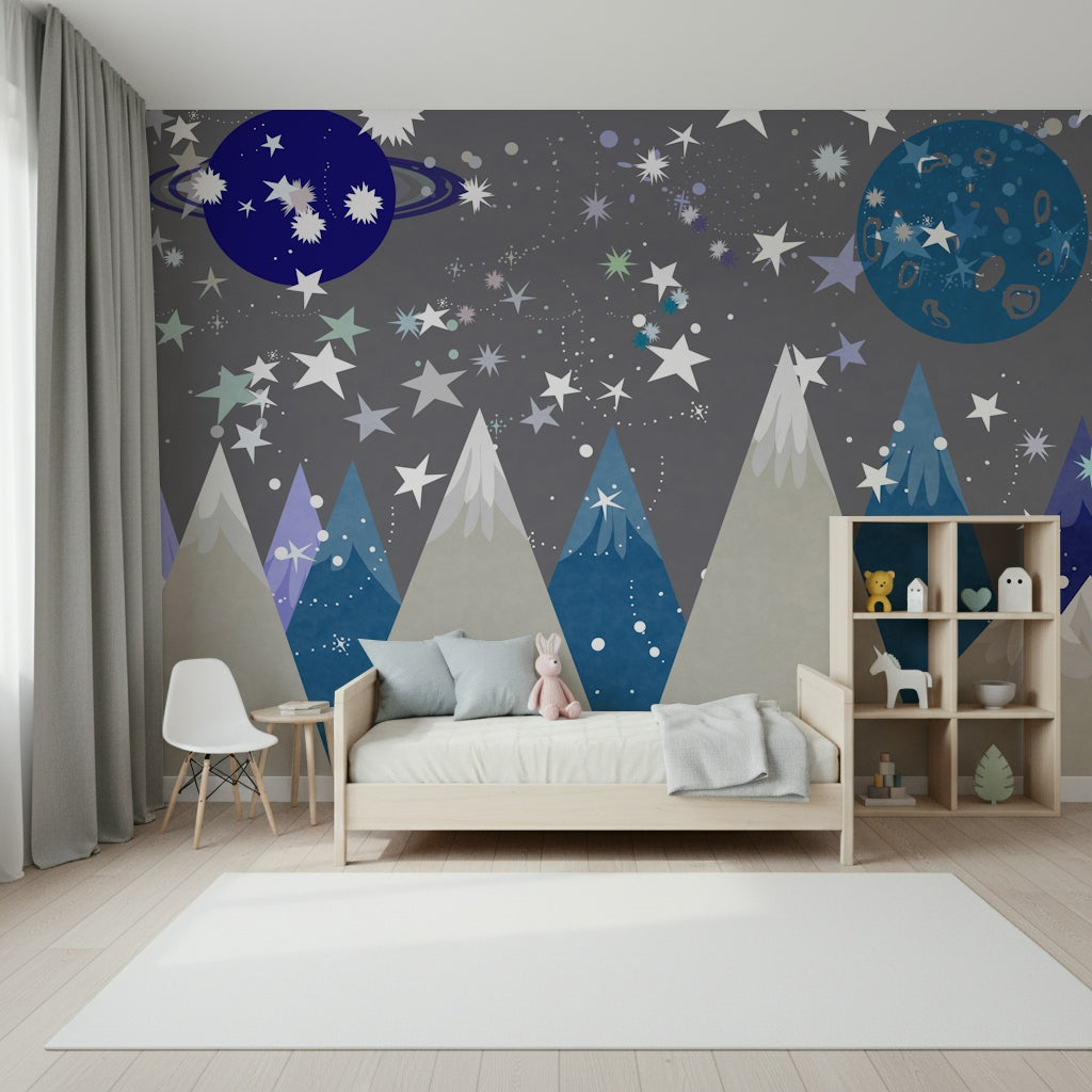 Starry Mountain Dreams Wall Mural -2719923