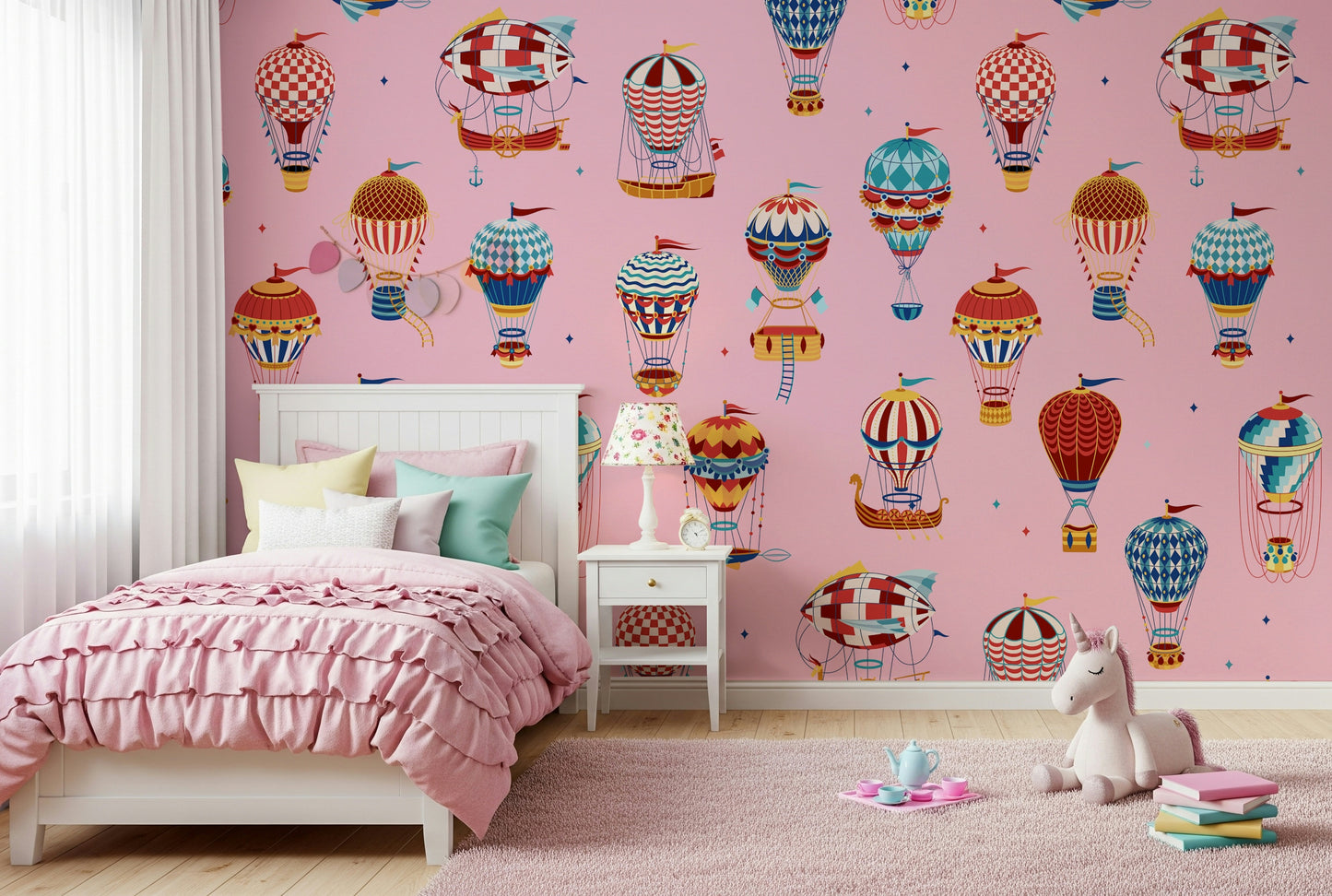 Vintage Balloon Voyage Wall Mural -2735488