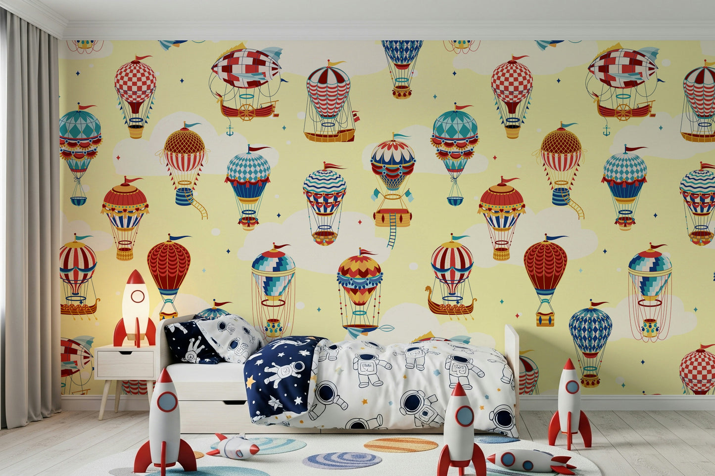 Up, Up, and Away Balloons Wall Mural -2735492