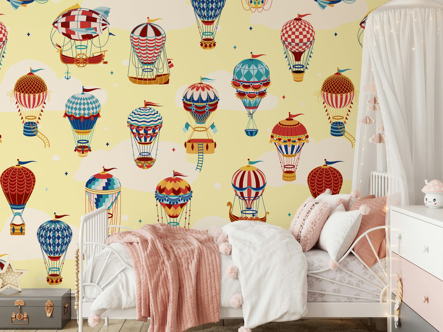 Up, Up, and Away Balloons Wall Mural -2735492