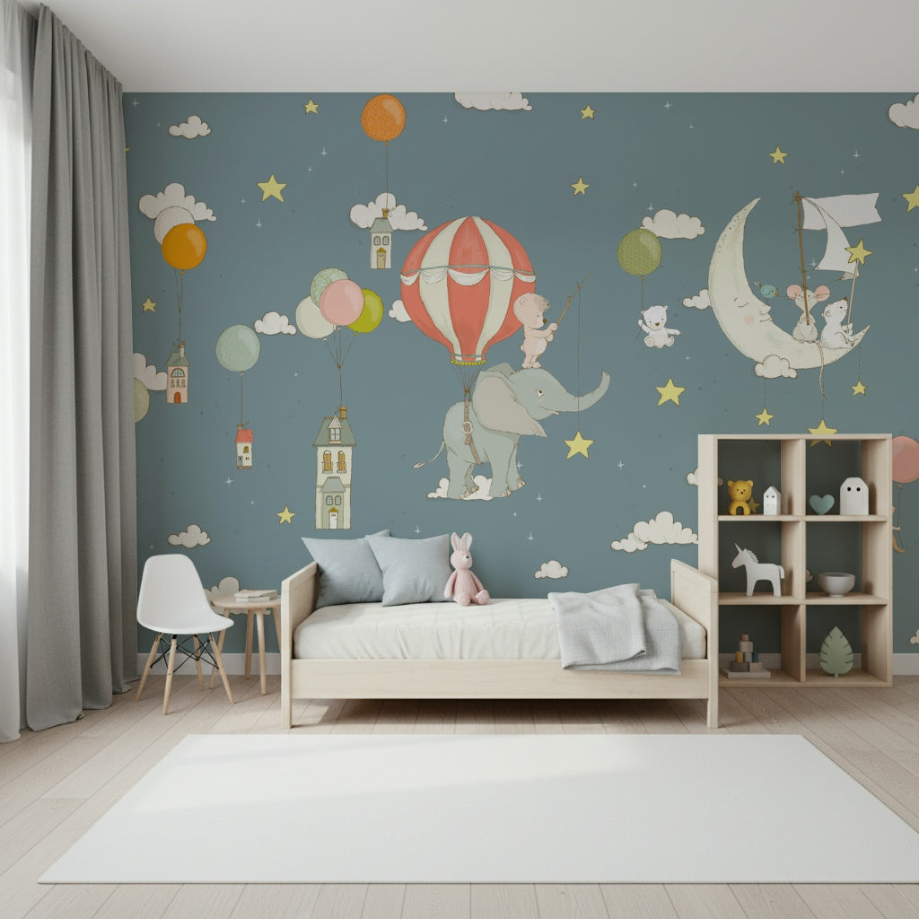 Dreamy Sky Friends Wall Mural -2759471