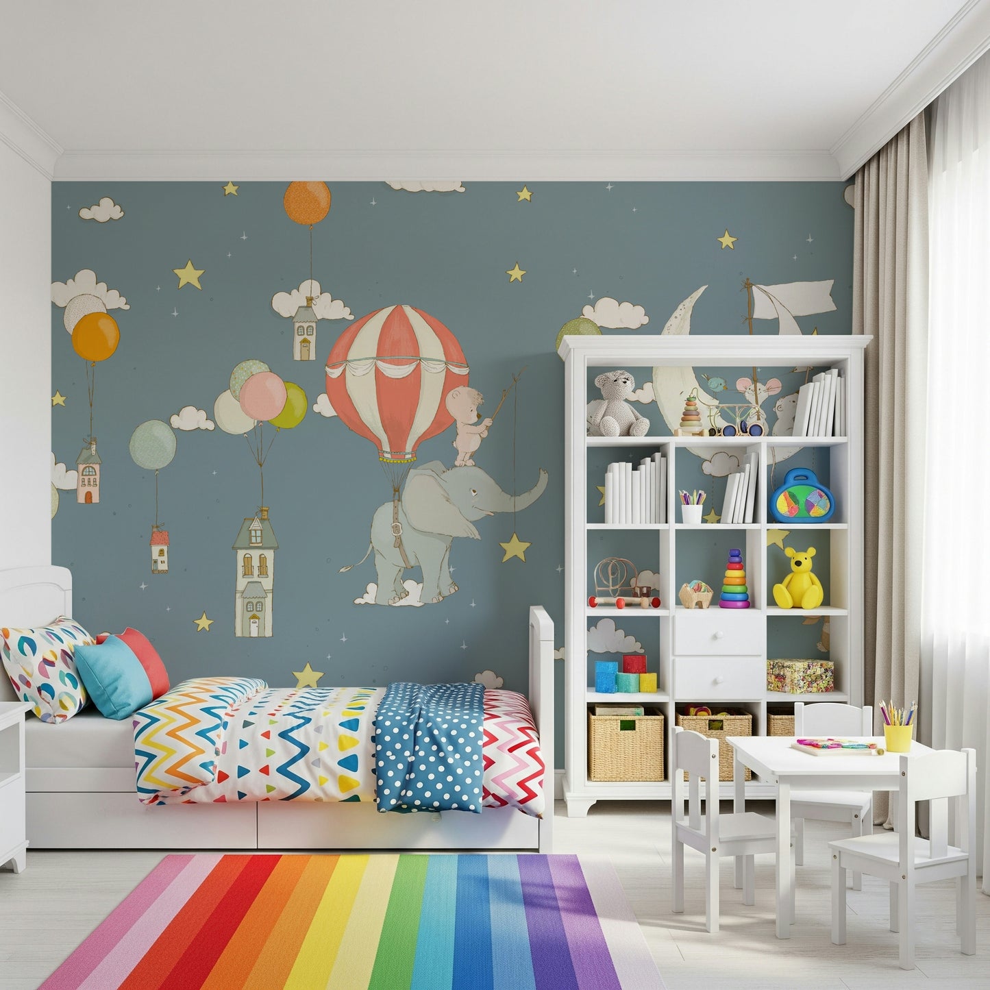 Dreamy Sky Friends Wall Mural -2759471