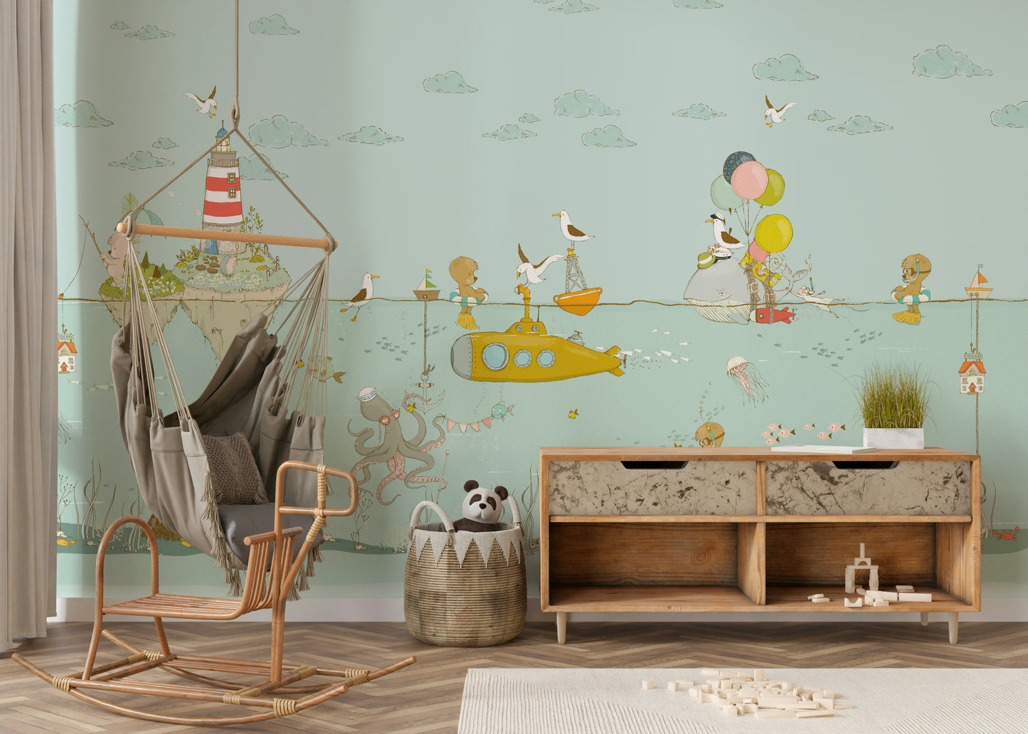 Underwater Whimsy Wall Mural -2759474