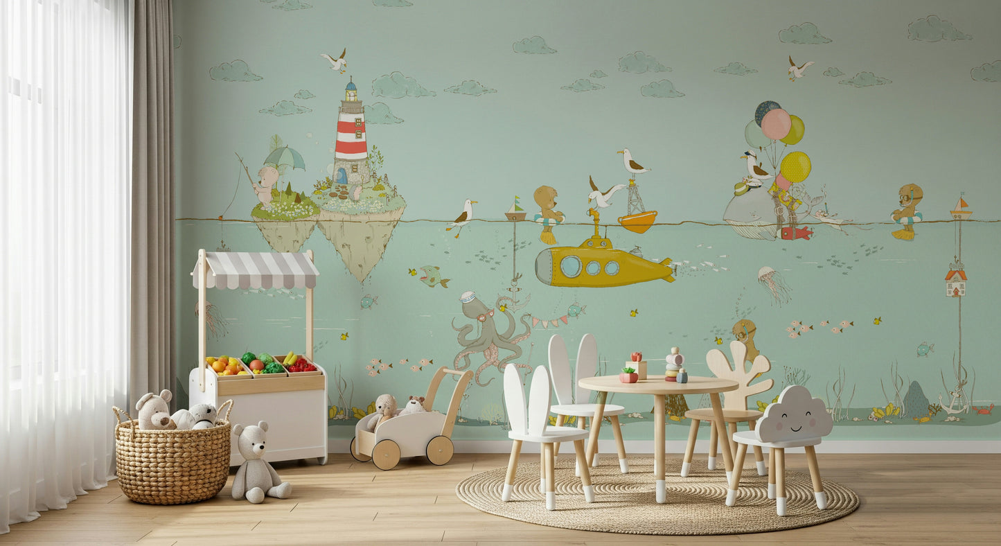 Underwater Whimsy Wall Mural -2759474