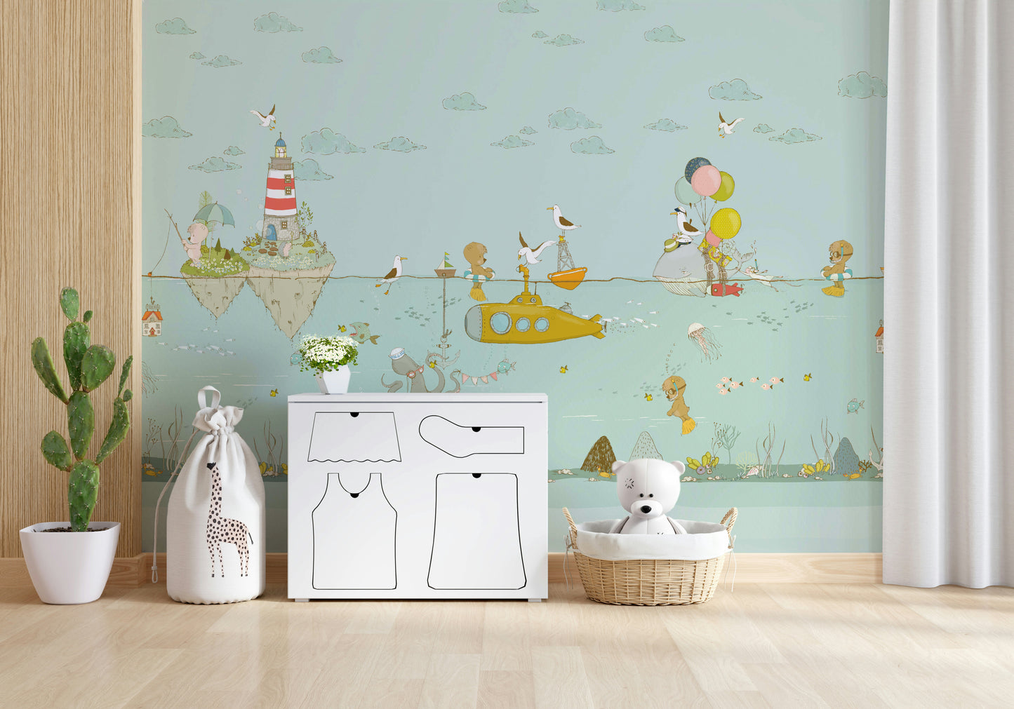 Underwater Whimsy Wall Mural -2759474