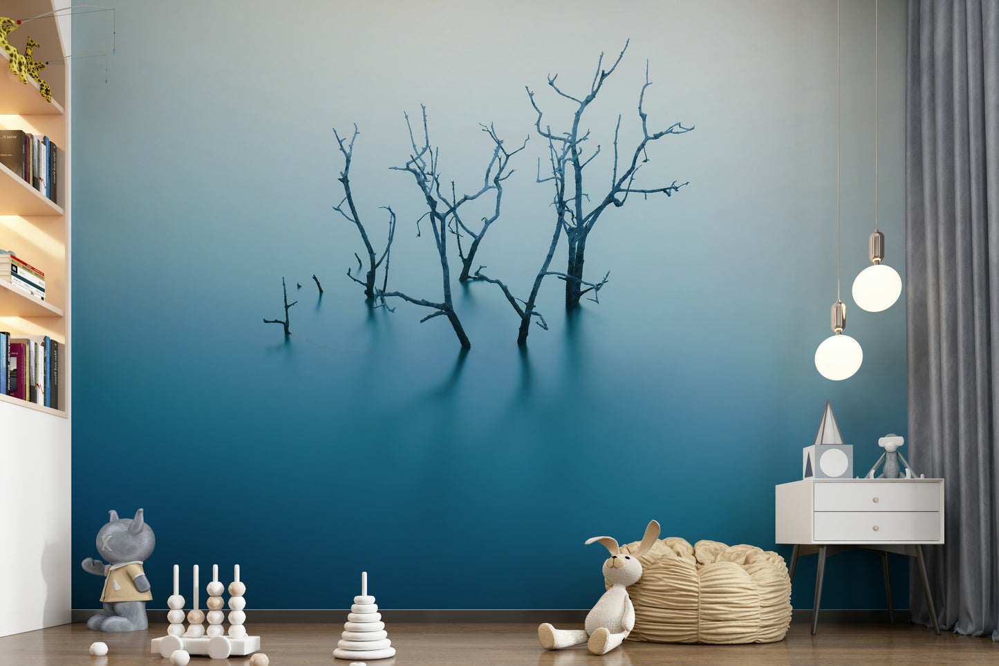 Aqua Reflections Wall Mural -2323746