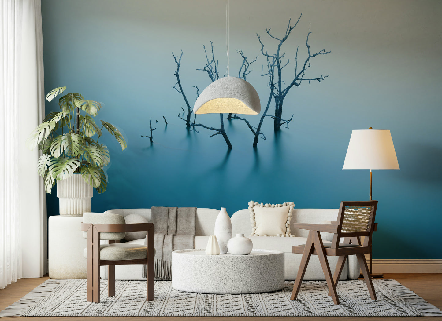 Aqua Reflections Wall Mural -2323746