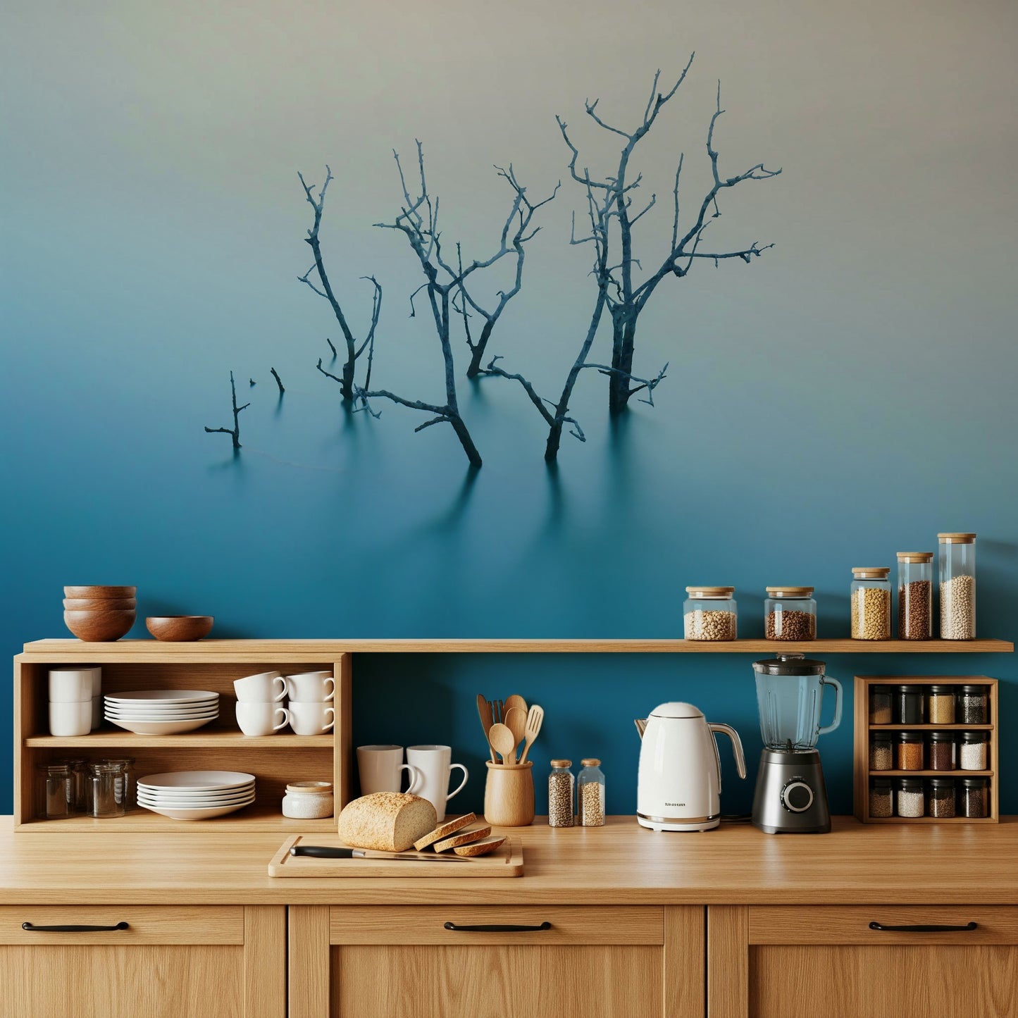 Aqua Reflections Wall Mural -2323746