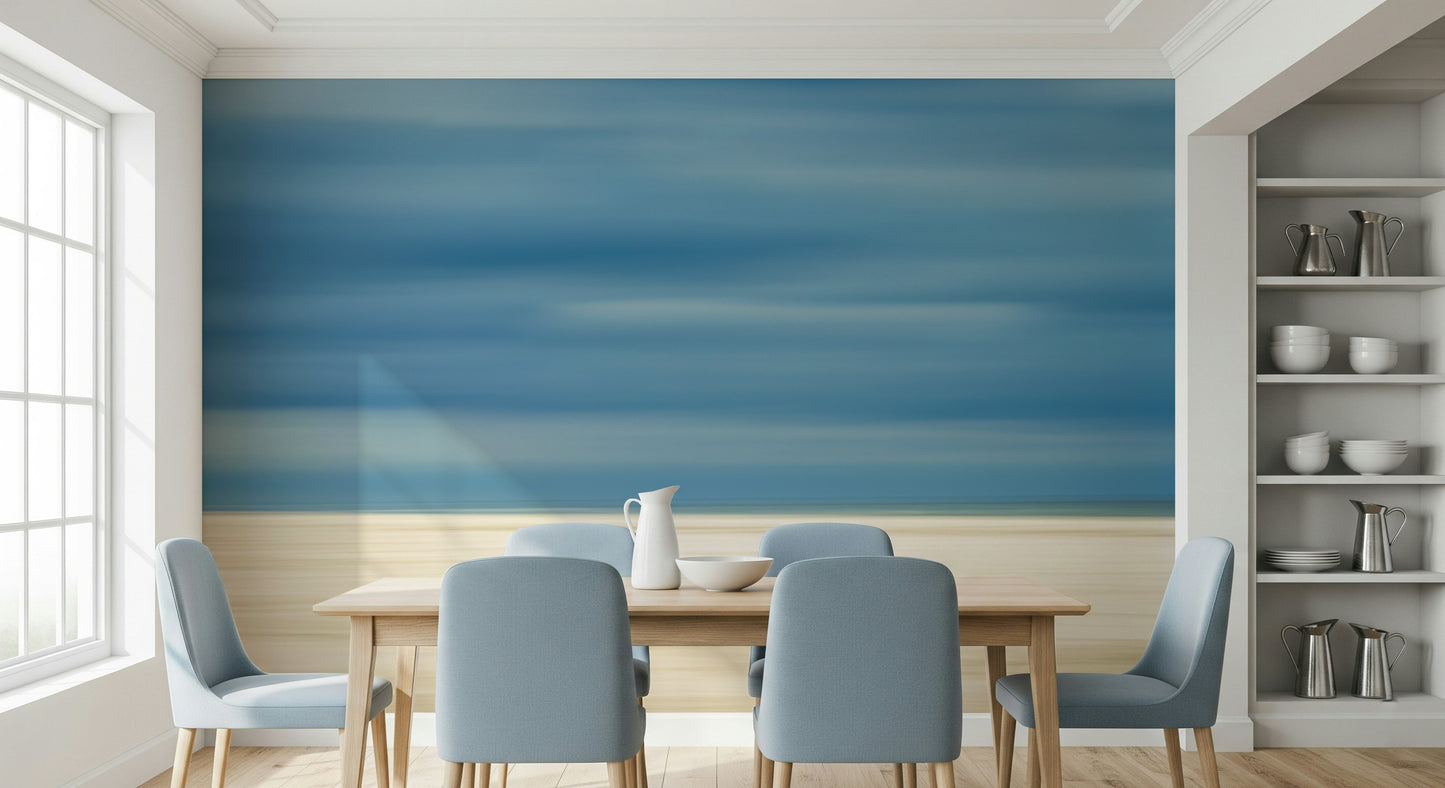Blurred Beach Serenity Wall Mural -2158001