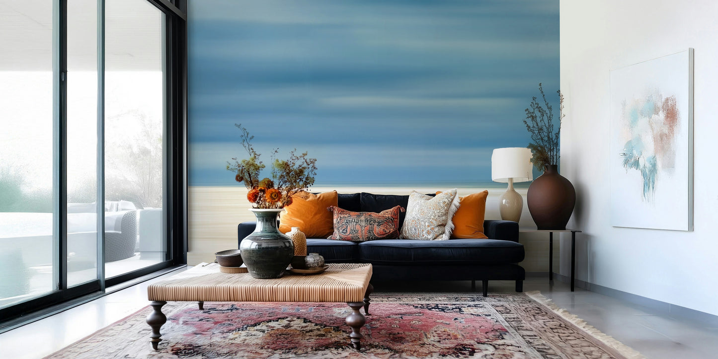 Blurred Beach Serenity Wall Mural -2158001