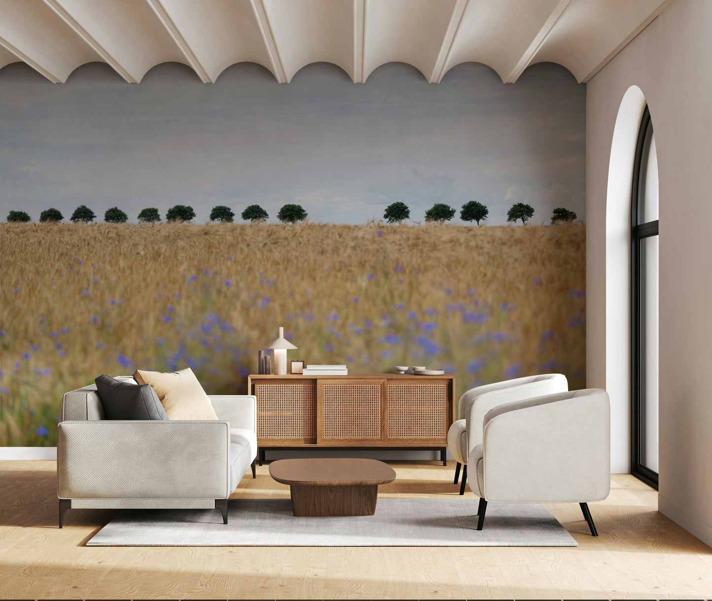 Golden Fields Serenity Wall Mural -2658156