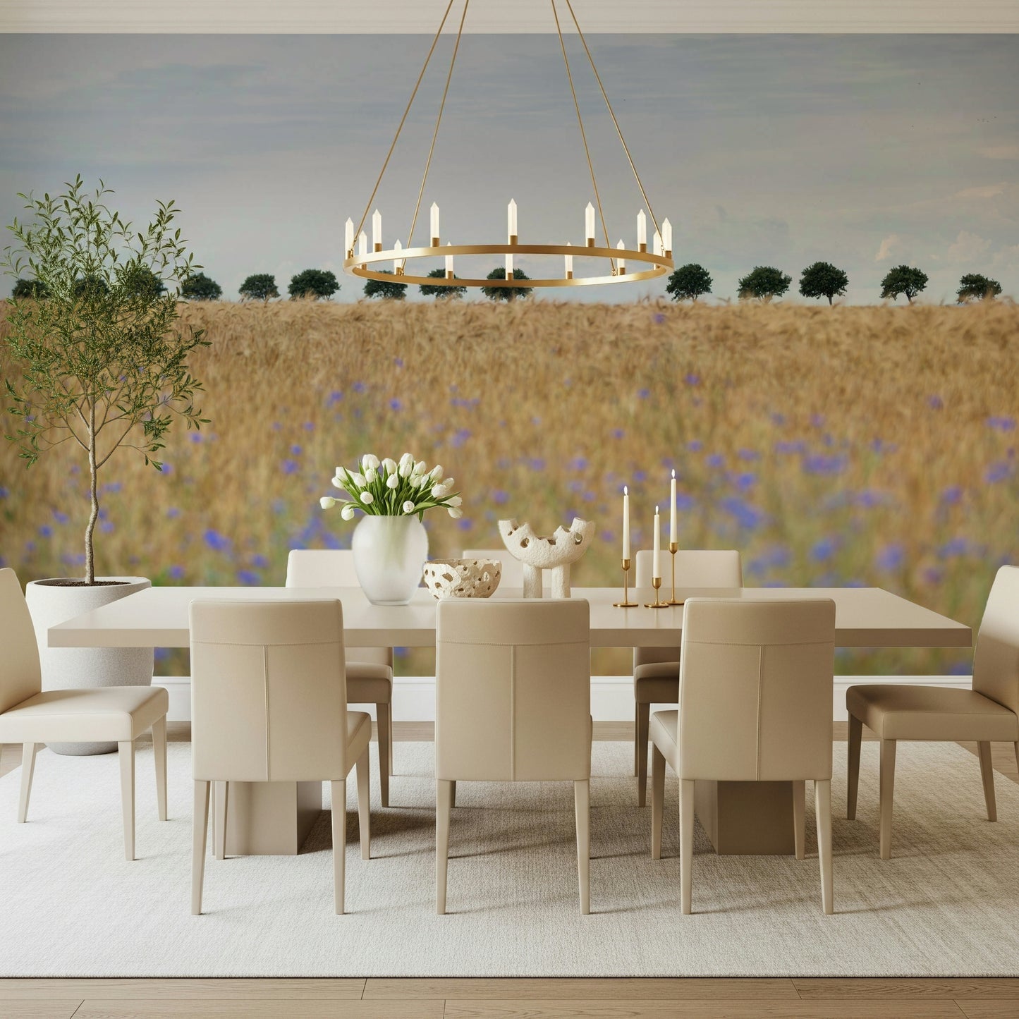 Golden Fields Serenity Wall Mural -2658156
