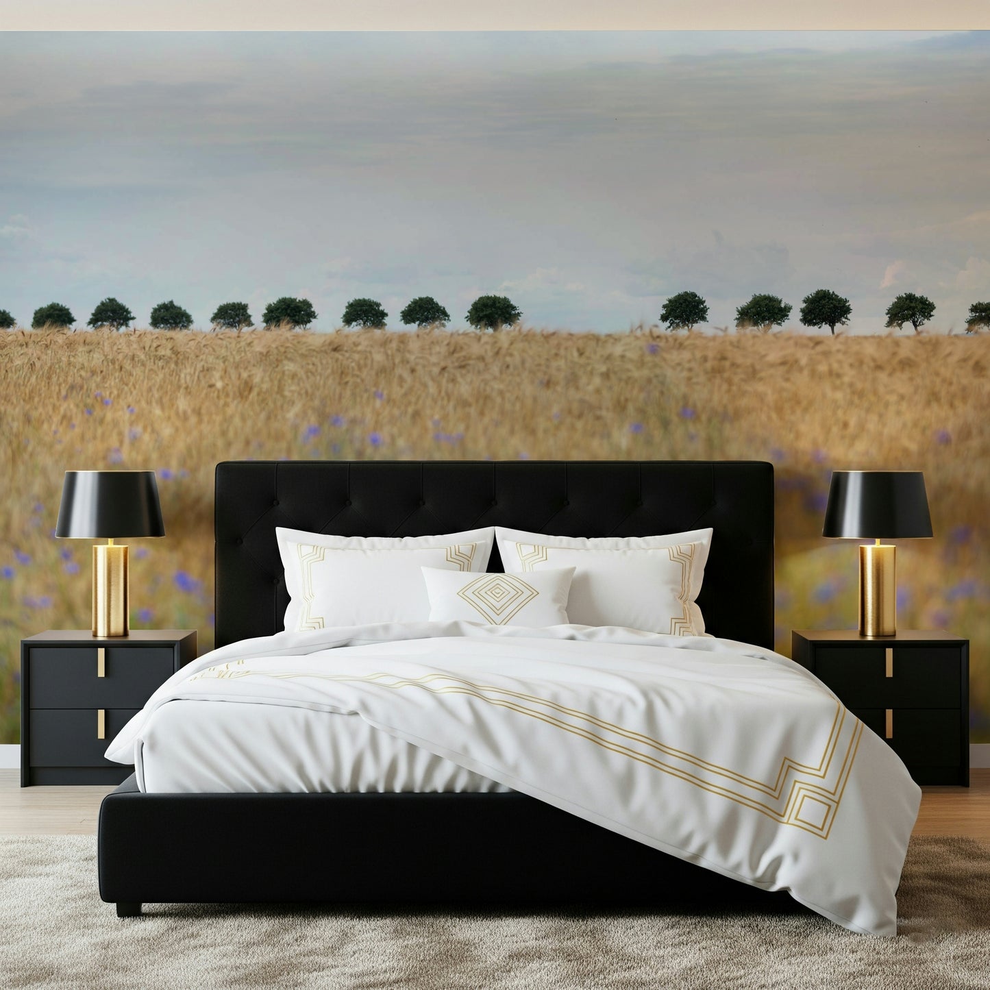 Golden Fields Serenity Wall Mural -2658156
