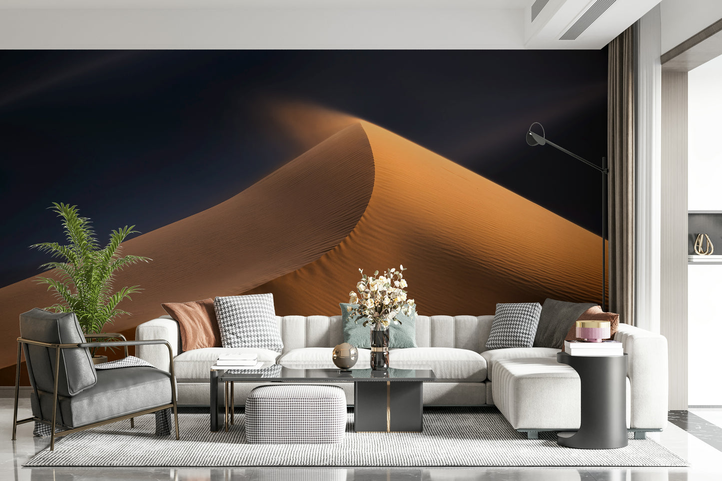 Serene Desert Rise Wall Mural -2330298