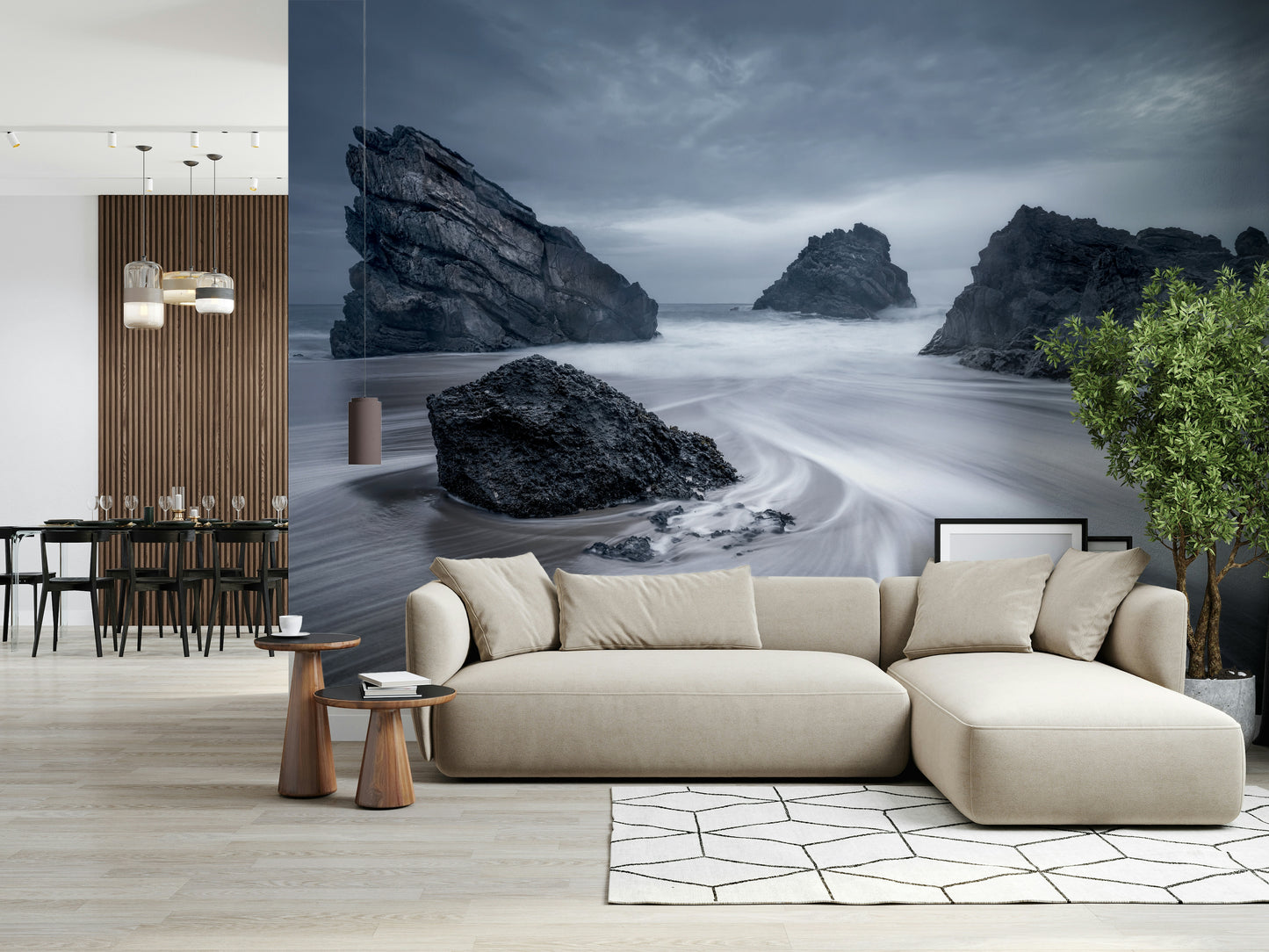 Coastal Monoliths Wall Mural -2467593