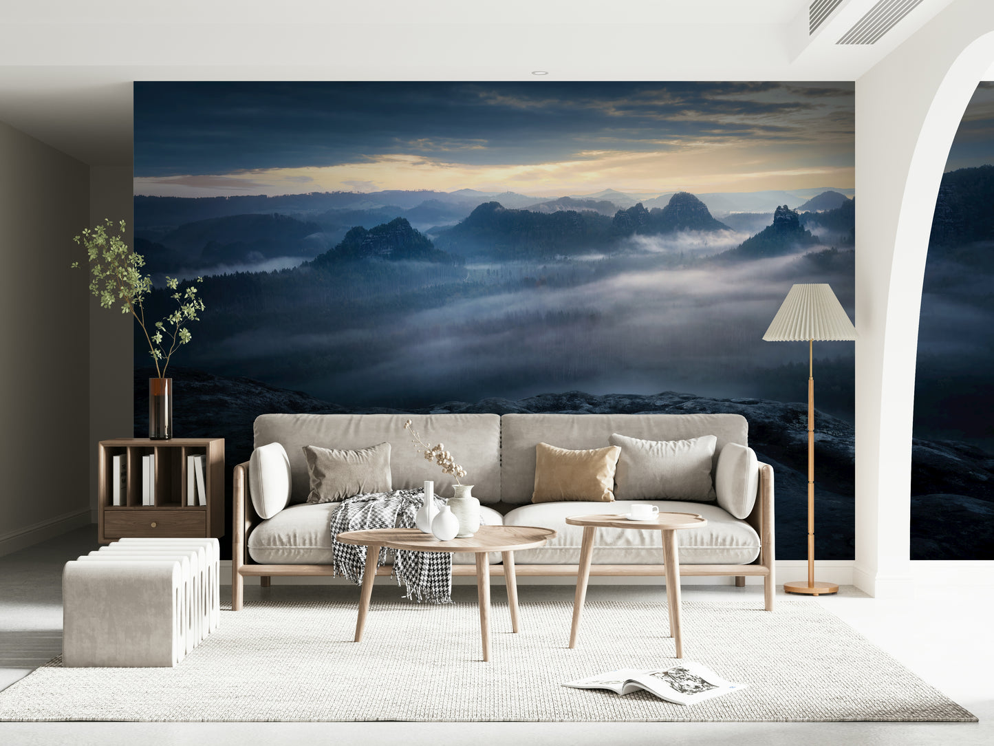 Twilight Mountain Dream Wall Mural -2361364