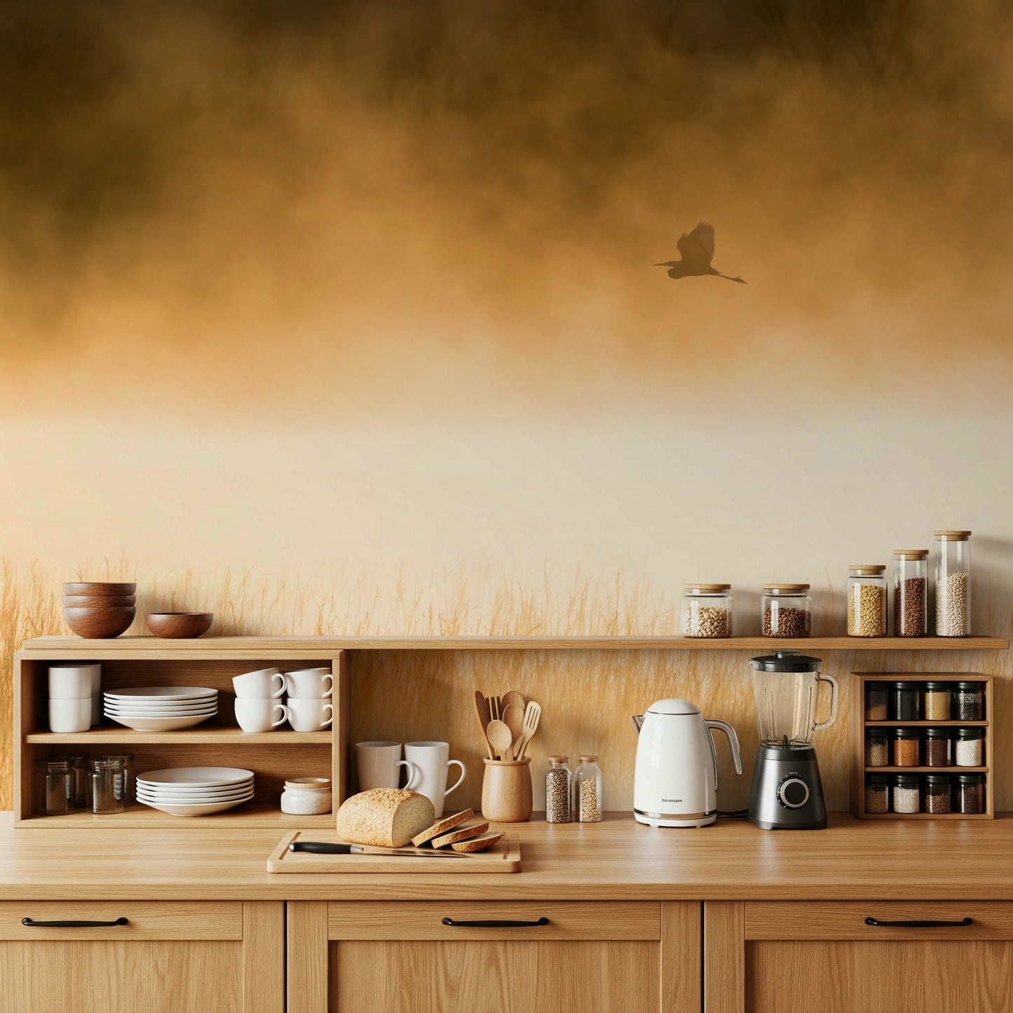 Golden Hour Flight Wall Mural -2227022