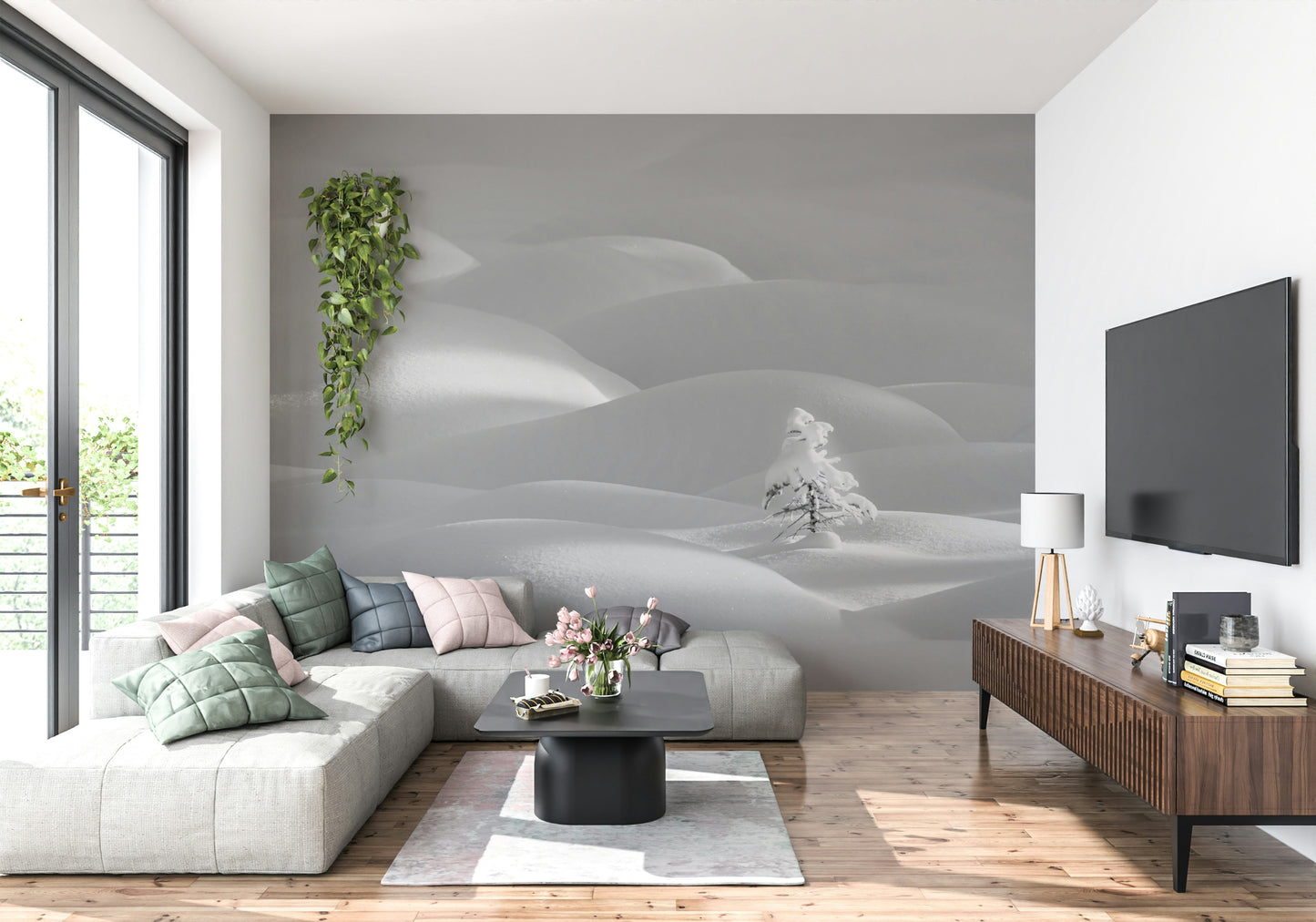 Snowscape Serenity Wall Mural -2178787