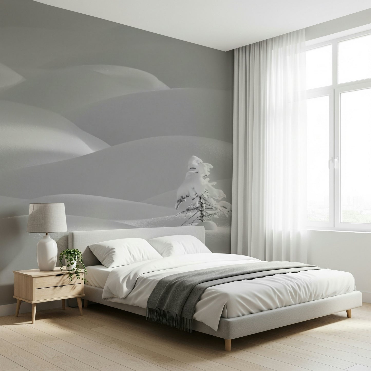 Snowscape Serenity Wall Mural -2178787