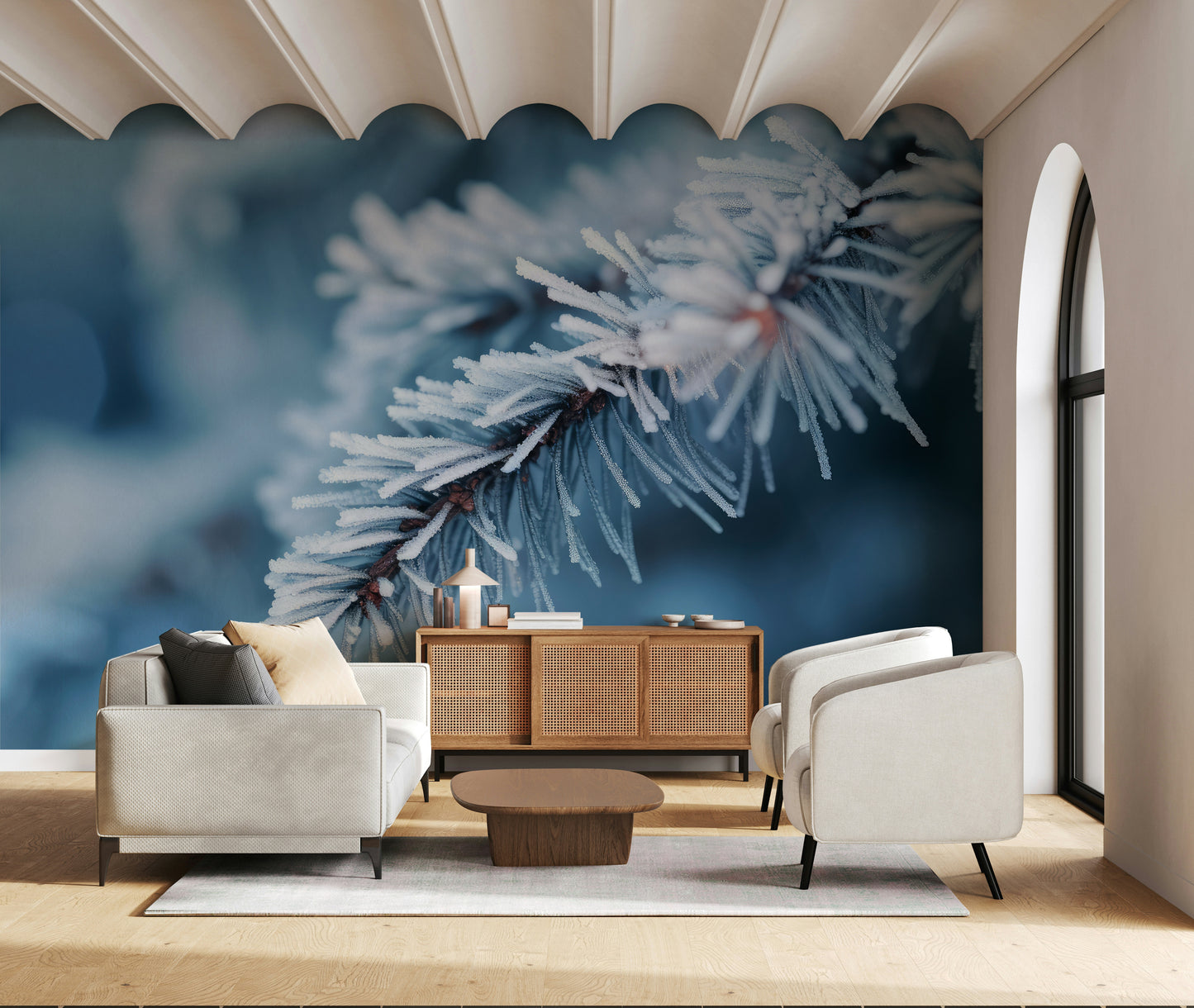 Icy Branch Serenity Wall Mural -2559591