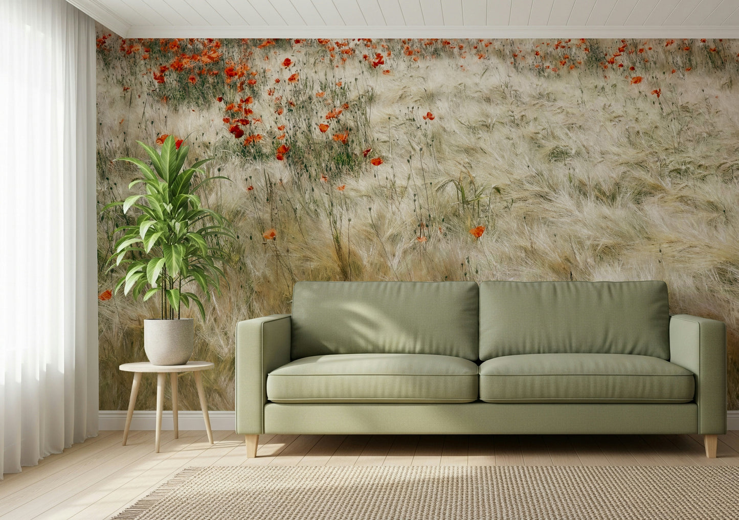 Poppy Field Dreams Wall Mural -2539580