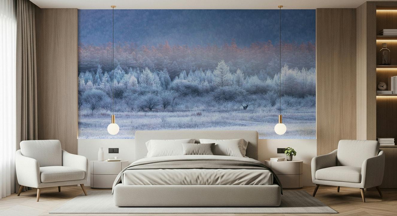 Frozen Dawn Vista Wall Mural -2593096