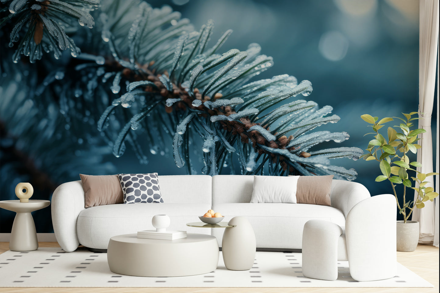 Frozen Needles Wall Mural -2559589