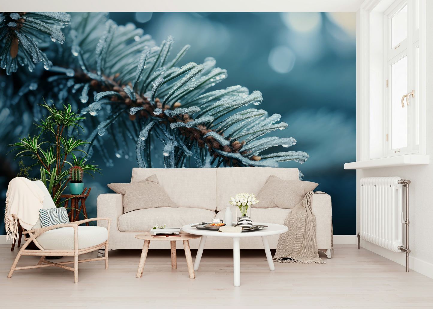 Frozen Needles Wall Mural -2559589