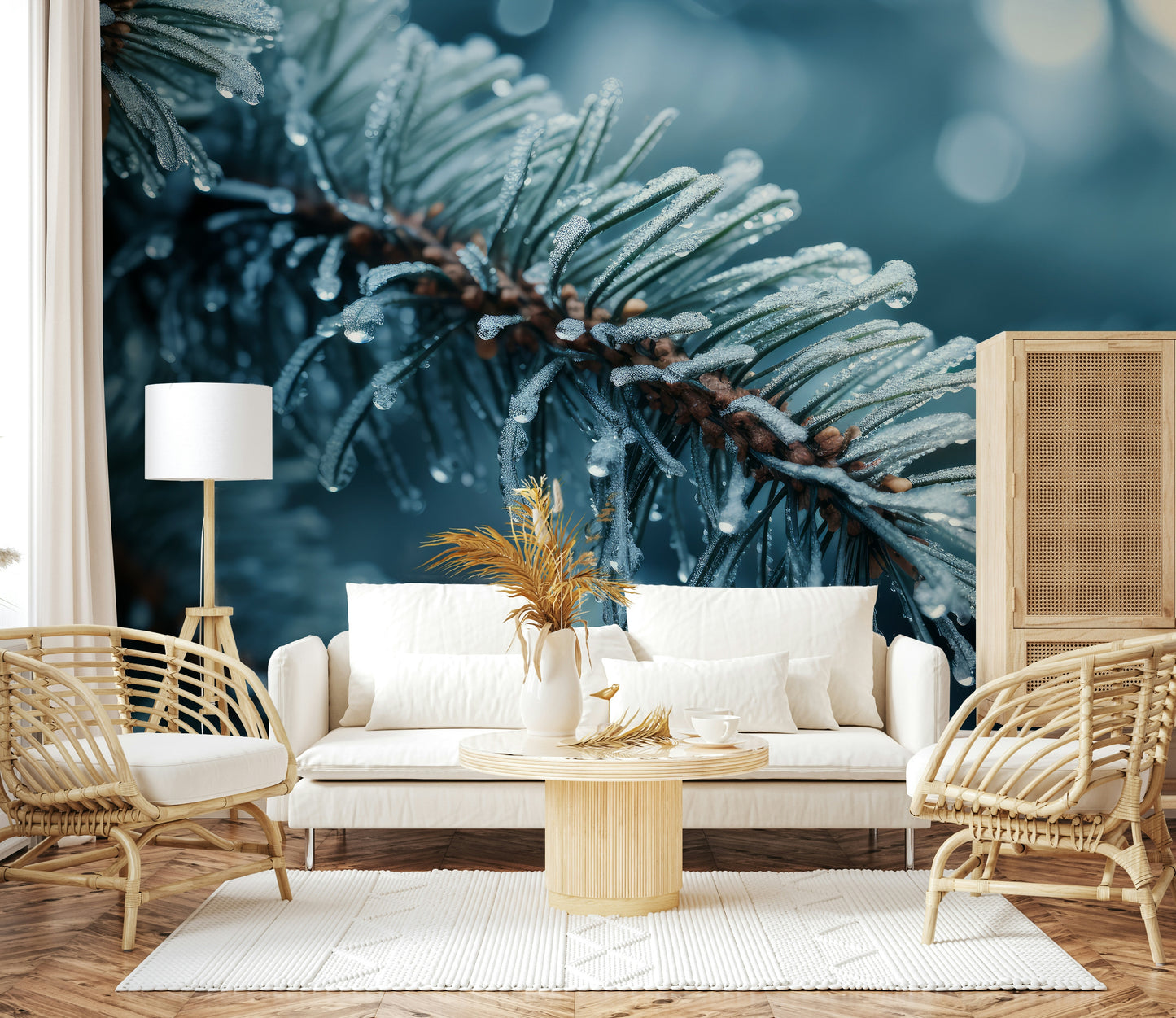 Frozen Needles Wall Mural -2559589