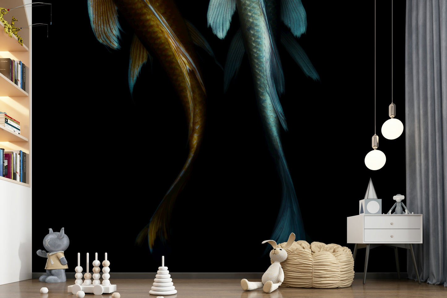 Abyssal Koi Wall Mural -2544367