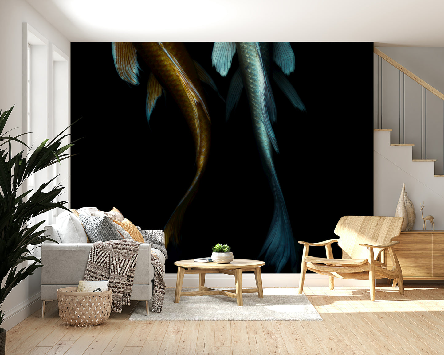Abyssal Koi Wall Mural -2544367