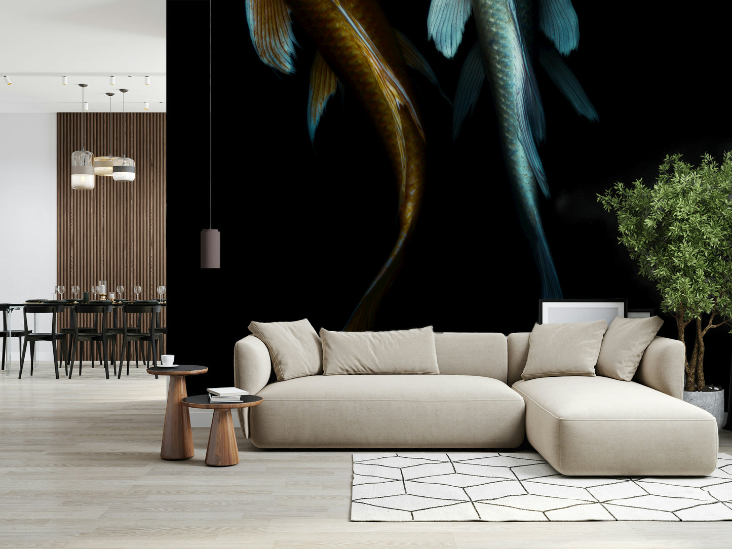 Abyssal Koi Wall Mural -2544367