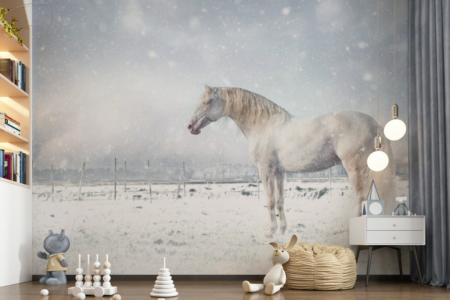 Snowdrift Horse Wall Mural -2398894